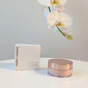 Nude by Nature radiant loose powder foundation N2 classic beige 10g new in box